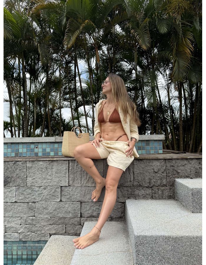 Shorts Nara - Creme - Du Jour Boutique