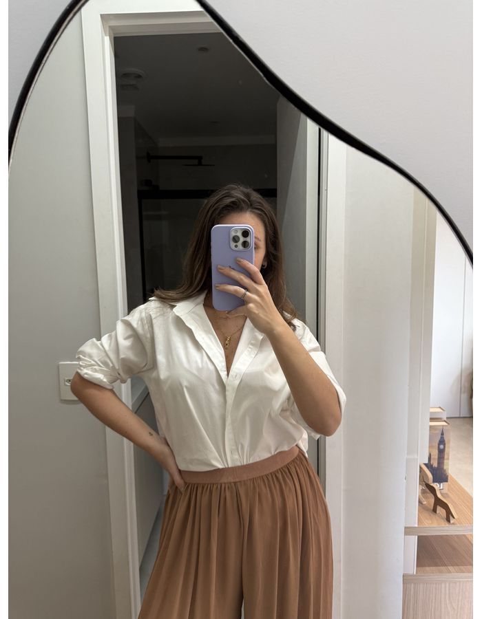 Camisa Dominique - Branca - Du Jour Boutique