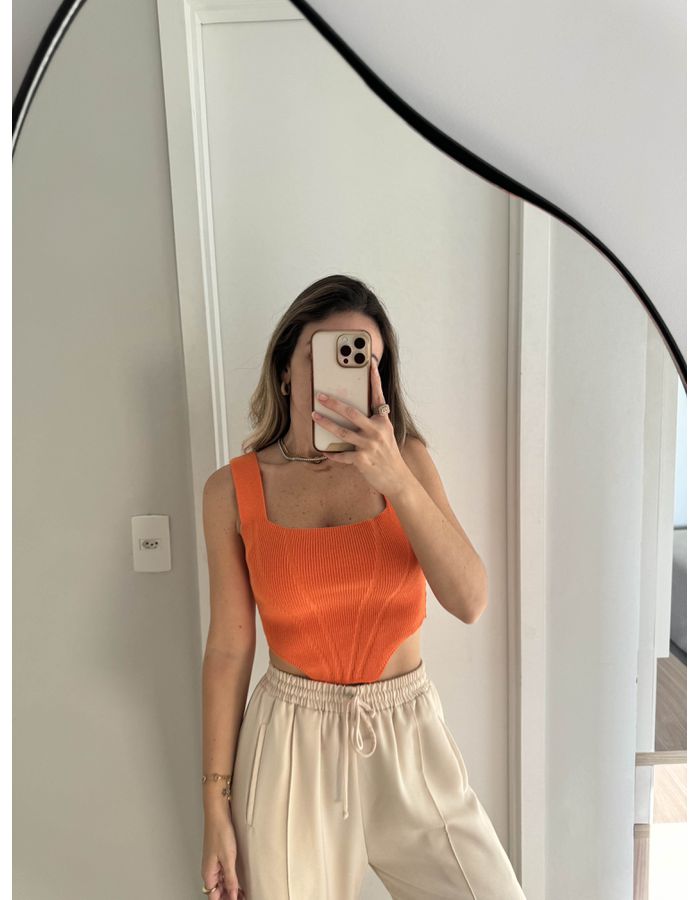 Cropped Becca - Laranja - Du Jour Boutique