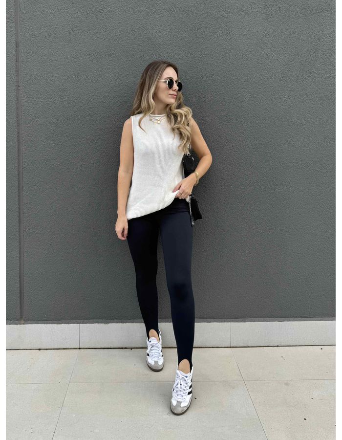 Calça Legging Fusô - Preta - Du Jour Boutique