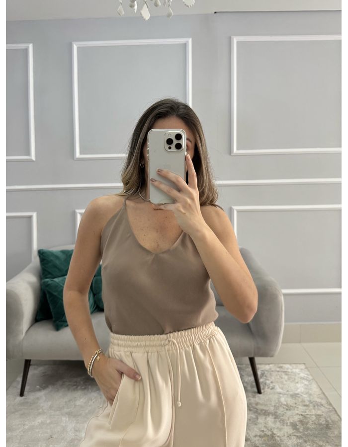 Blusa Zion - Caqui - Du Jour Boutique