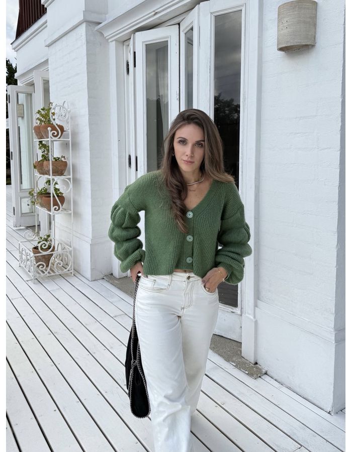 Cardigan Alana - Pistache - Du Jour Boutique