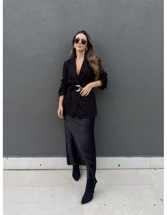 Saia Cinthia - Preta - Du Jour Boutique