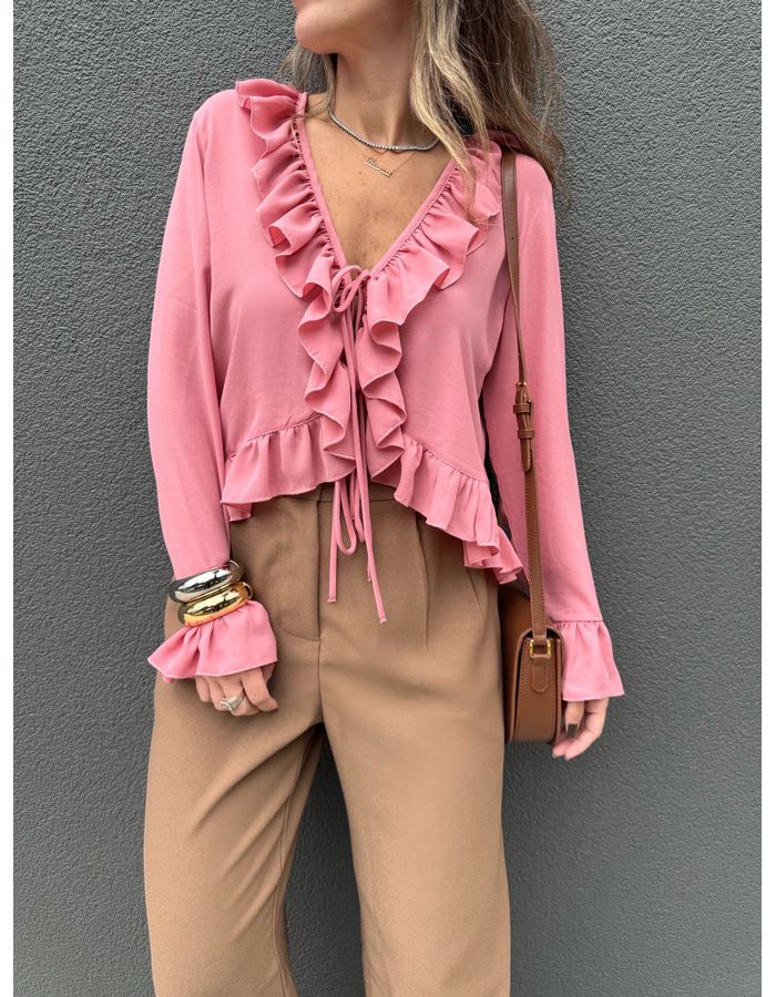 Blusa Betina- Blush - Du Jour Boutique
