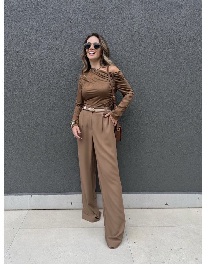 Calça Zuma - Mocha - Du Jour Boutique