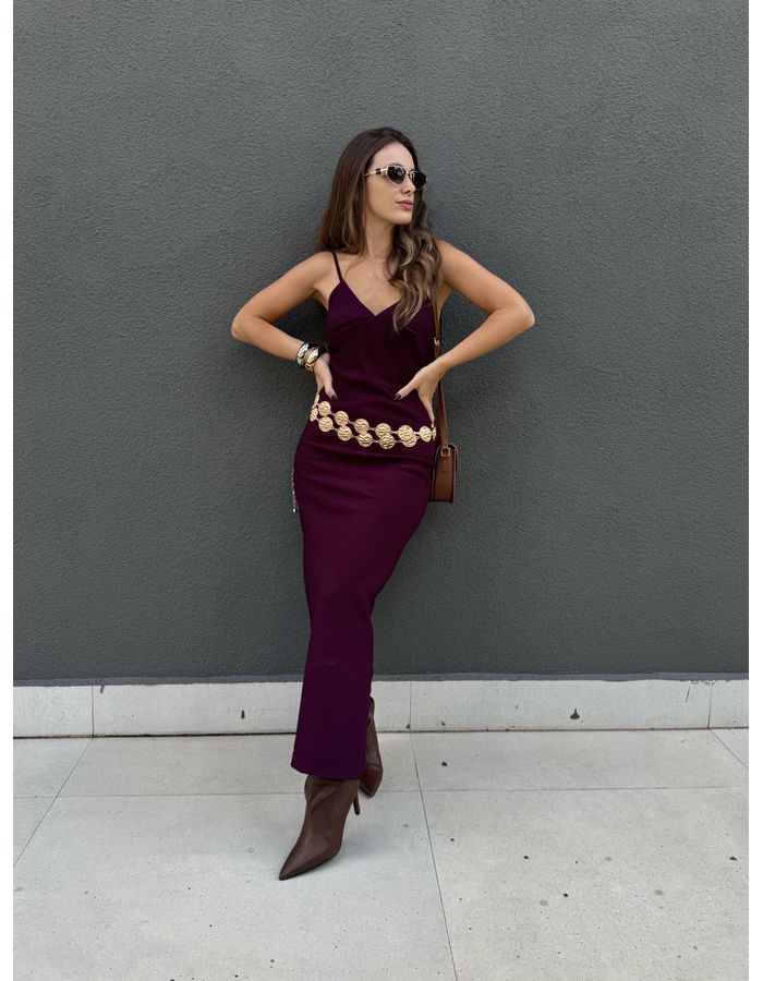 Vestido Jade - Roxo - Du Jour Boutique