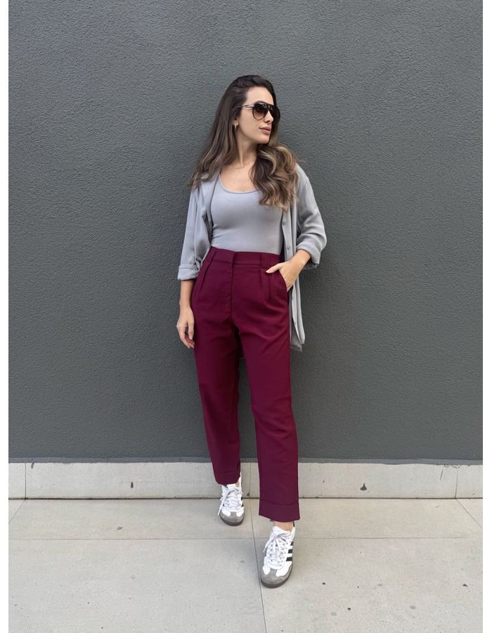 Calça Versalhes - Merlot - Du Jour Boutique