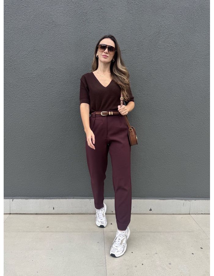 Calça Versalhes - Marrom - Du Jour Boutique