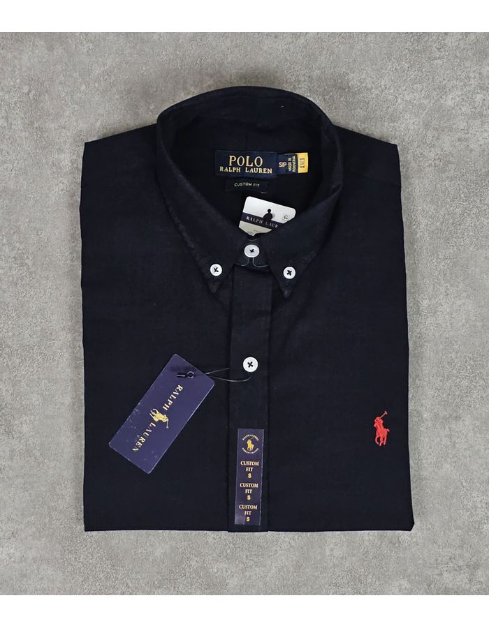 Ralph Lauren (Manga Curta) Azul Marinho - E&EOUTLET