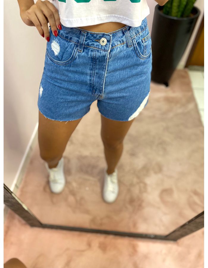 SHORT JEANS 4 BOTÕES JEAN... - MOOD STORE