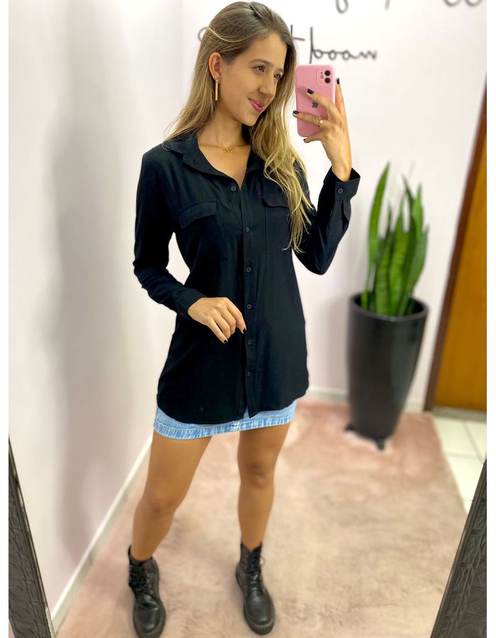 CAMISA CHEMISE VISCOLINHO... - MOOD STORE