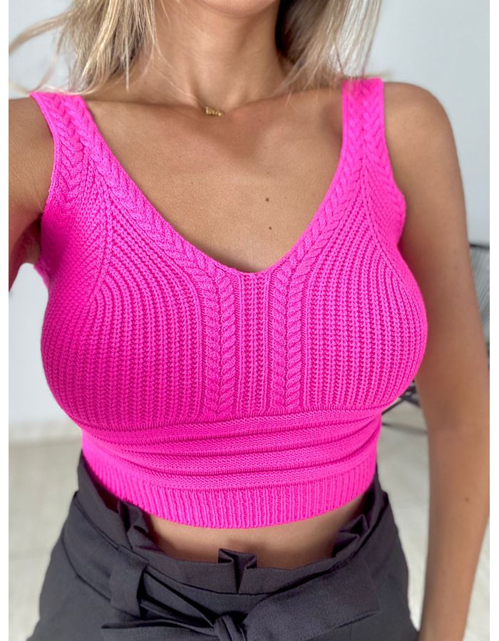 CROPPED TRICOT MODAL TRAN... - MOOD STORE