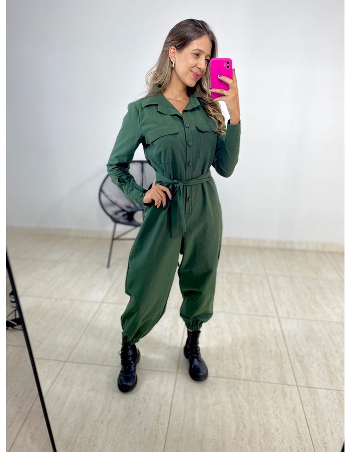 MACACÃO IVY VERDE MILITAR - MOOD STORE