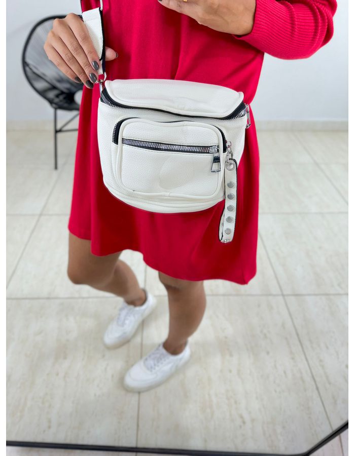 BOLSA ZÍPER BRANCO - MOOD STORE