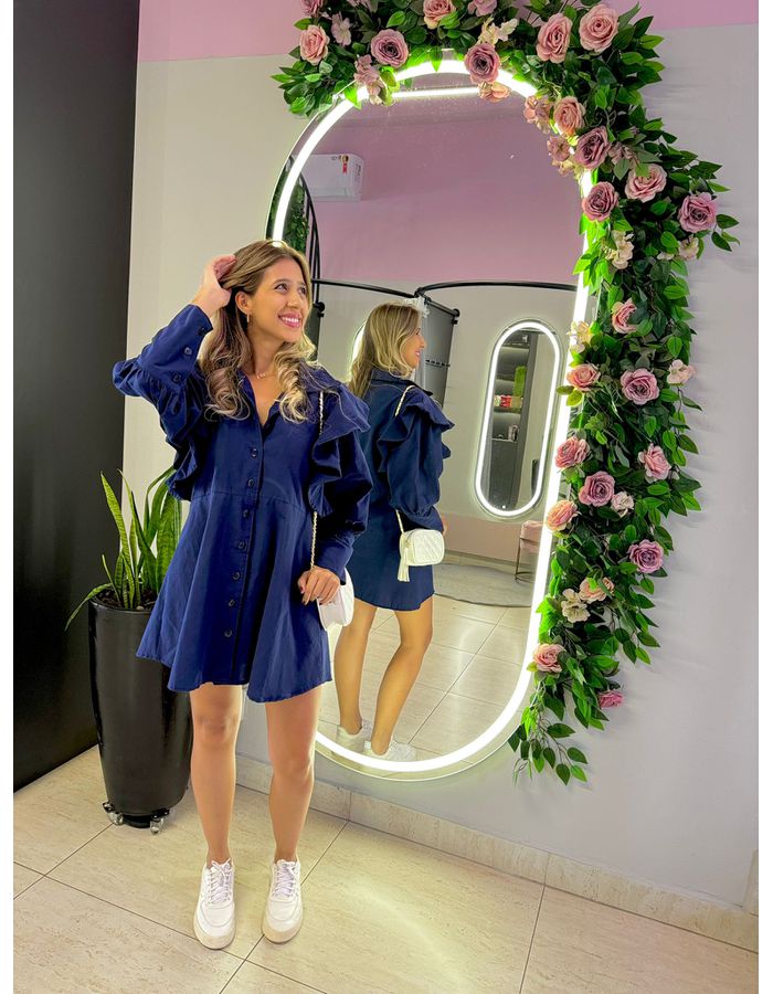 VESTIDO CURTO NOEMI AZUL ... - MOOD STORE