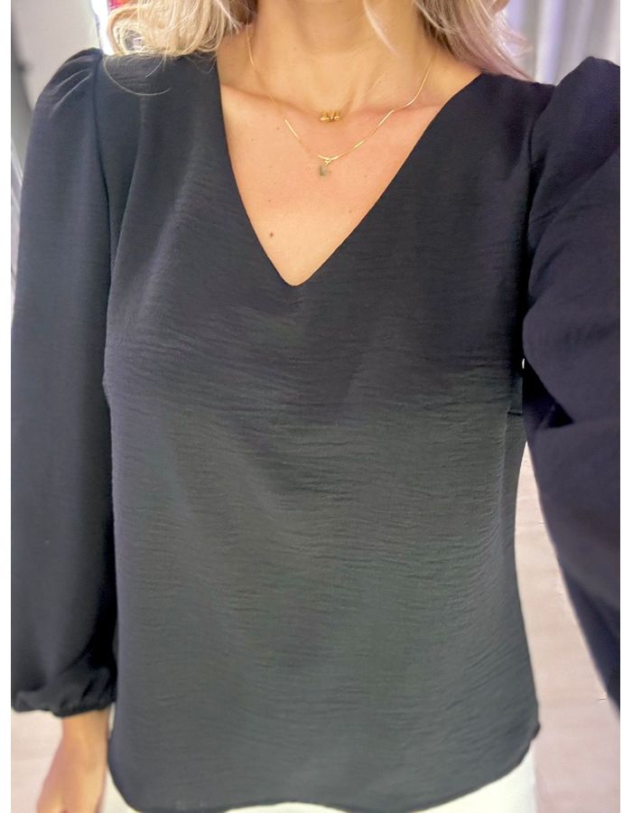 BLUSA CREPE MANGA LONGA P... - MOOD STORE