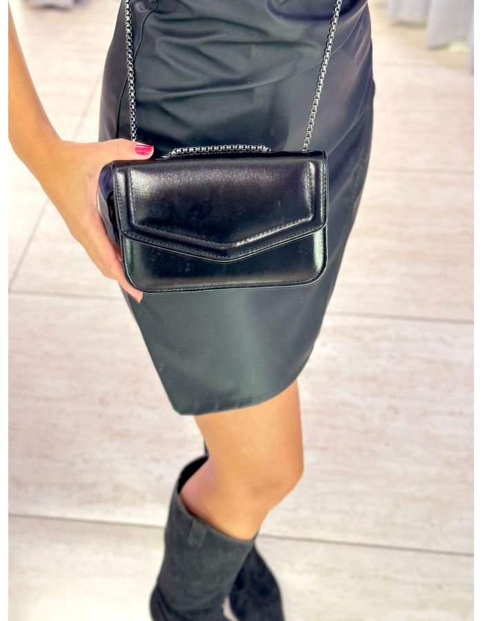 BOLSA VERNIZ PRETO - MOOD STORE