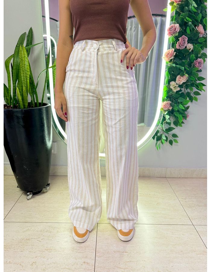 CALÇA PANTALONA LISTRAS L... - MOOD STORE
