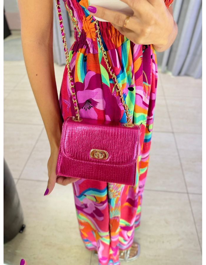 BOLSA QUADRADA ROSA - MOOD STORE