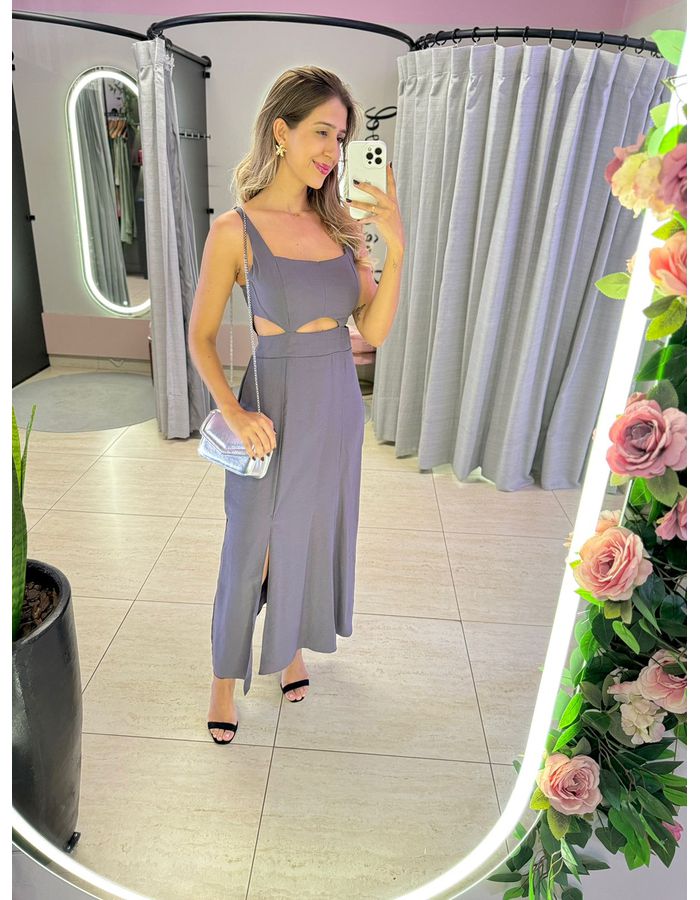 VESTIDO MIDI PAOLA CHUMBO - MOOD STORE