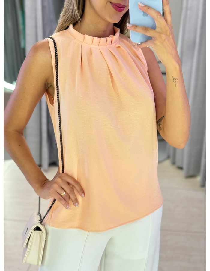 BLUSA CREPE BEATRIZ SALMÃ... - MOOD STORE