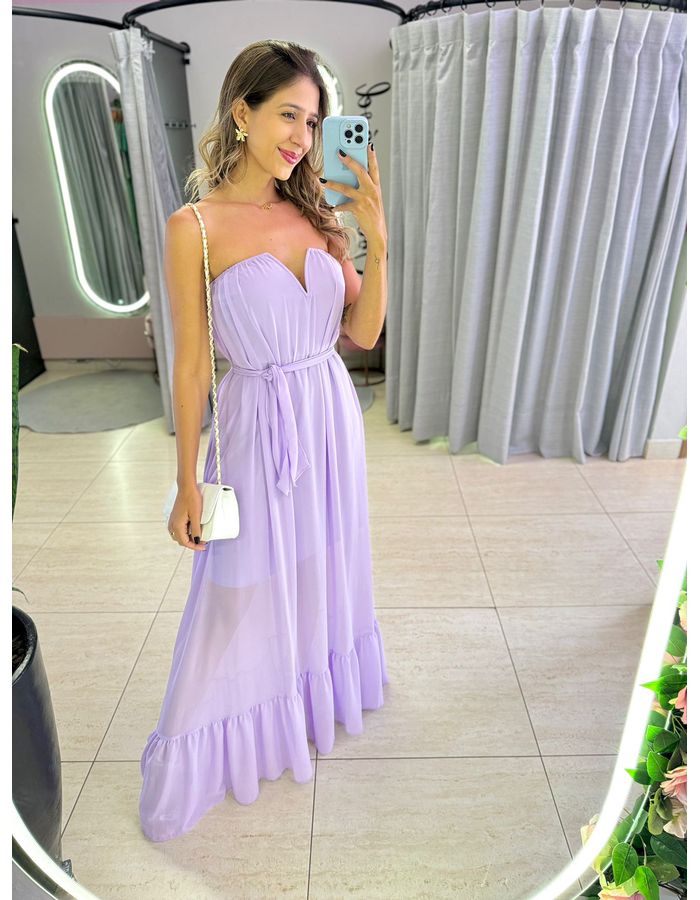 VESTIDO MELINDA LAVANDA - MOOD STORE