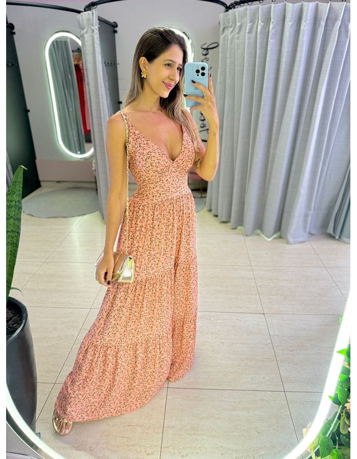 VESTIDO LONGO VITORIA ROS - MOOD STORE