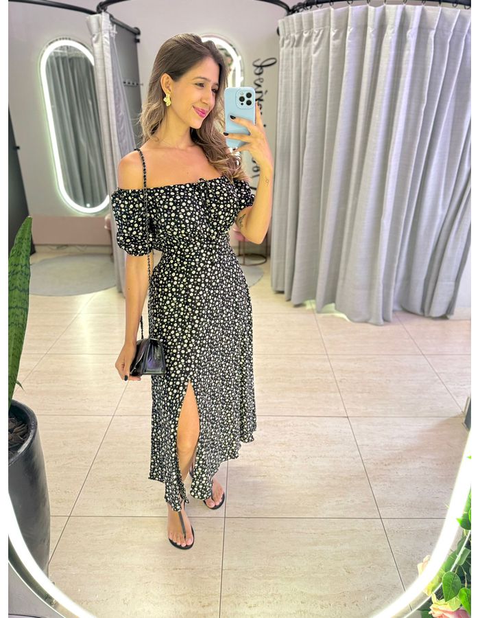 VESTIDO MIDI VIOLETA PRET... - MOOD STORE