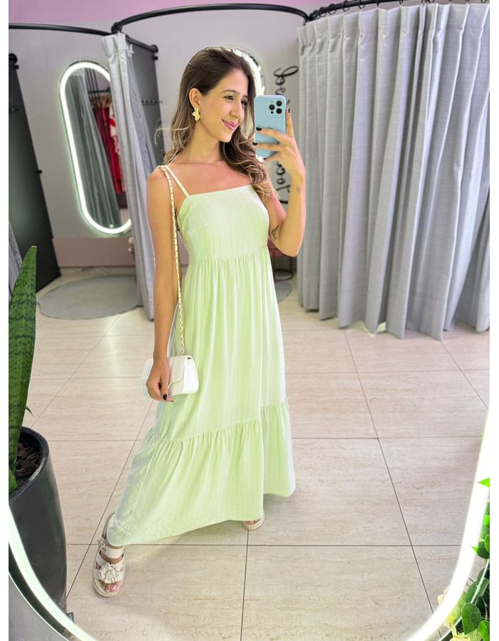 VESTIDO LONGUETE NATY VER... - MOOD STORE
