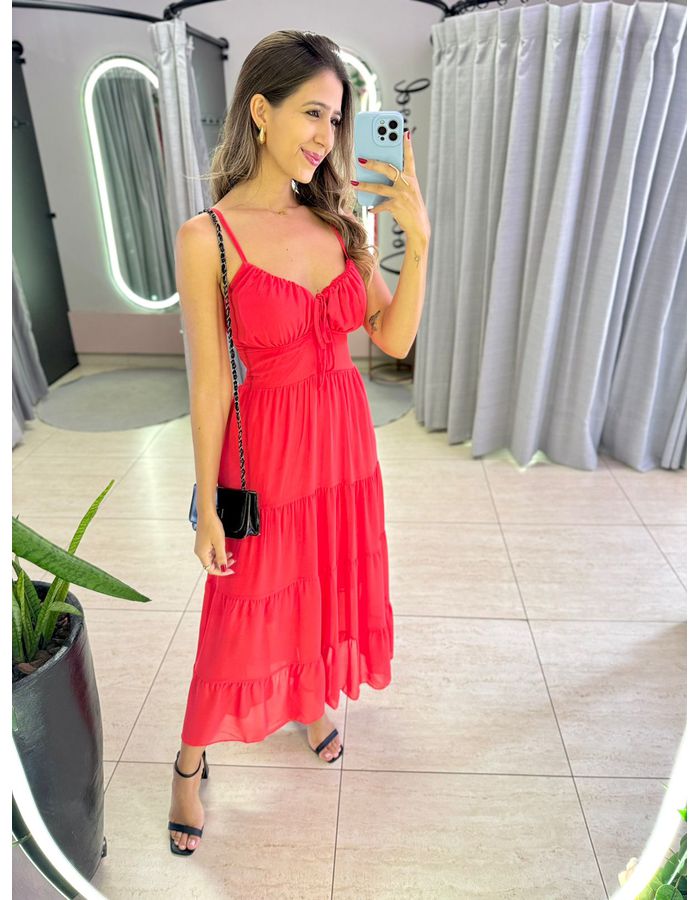 VESTIDO MIDI MIRELA VERME... - MOOD STORE