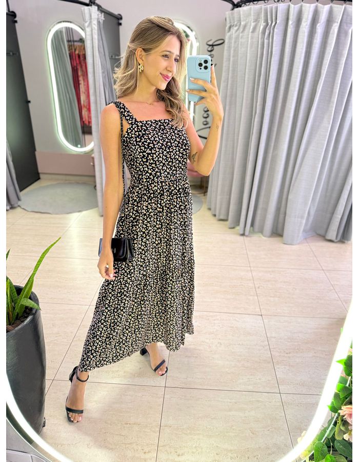 VESTIDO MIDI KATIA PRETO ... - MOOD STORE