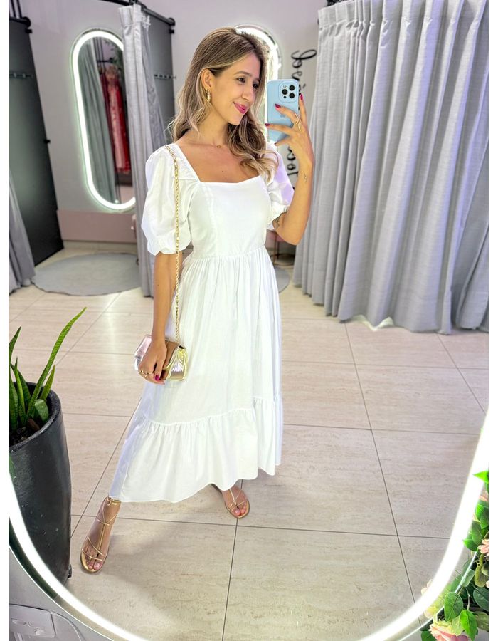 VESTIDO BIANCA BRANCO - MOOD STORE