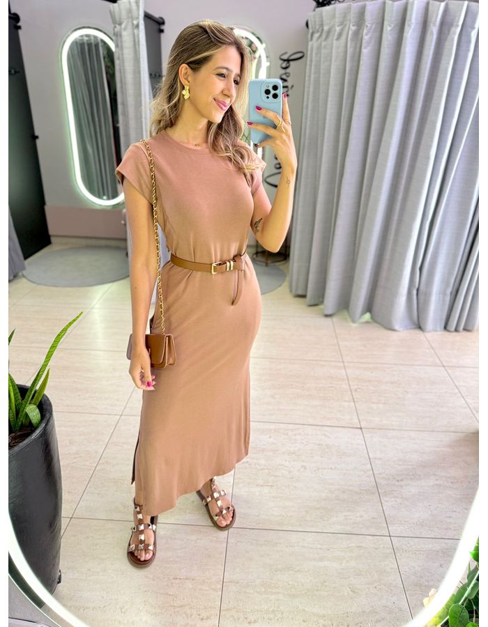 VESTIDO MIDI MARCIA MARRO - MOOD STORE