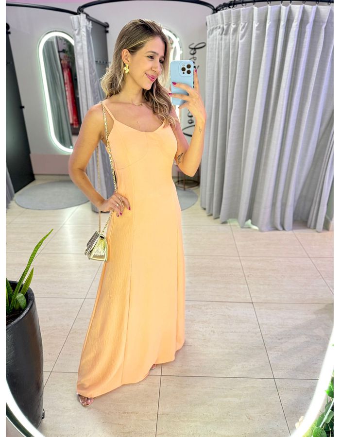 VESTIDO ZARA SALMÃO - MOOD STORE