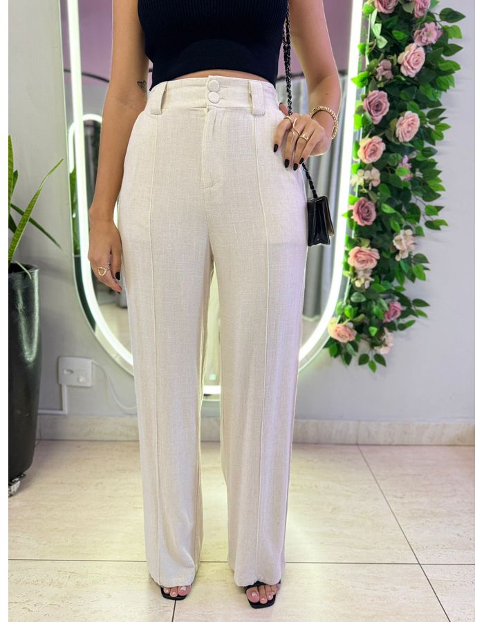 CALÇA LINHO STE CRU - MOOD STORE