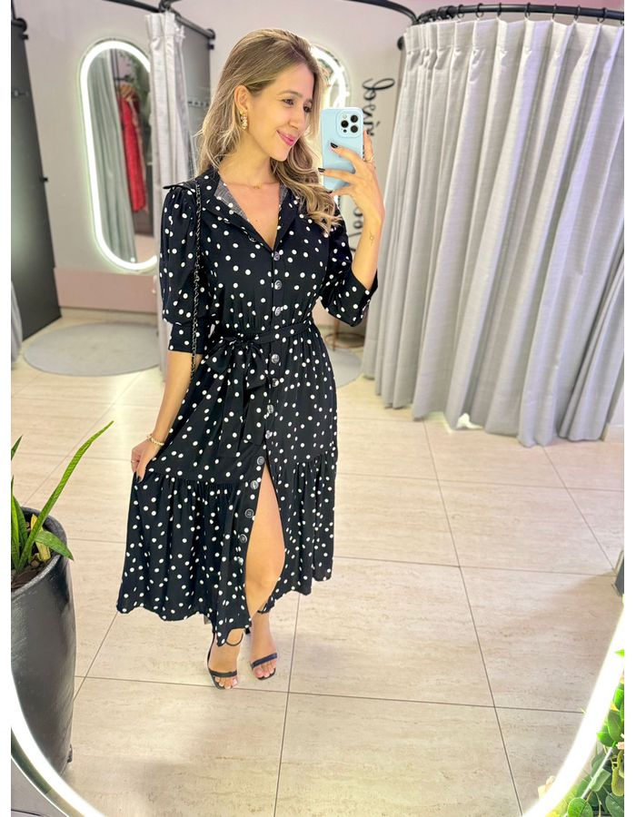 VESTIDO MIDI FLORA POA PR... - MOOD STORE