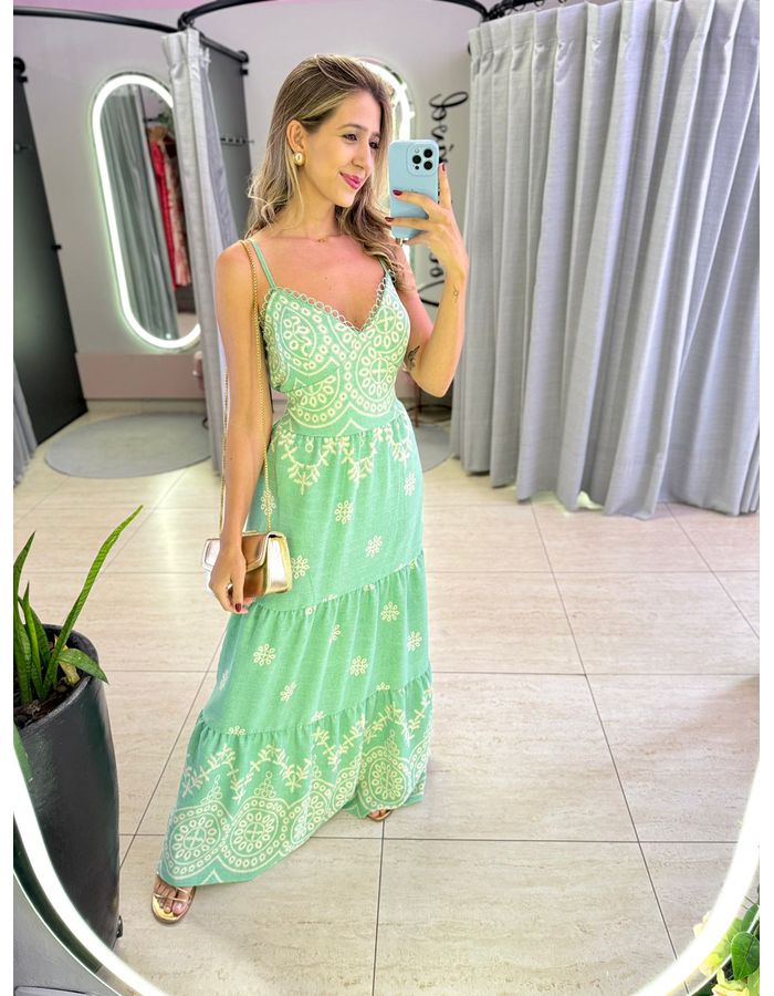 VESTIDO ANA VITÓRIA VERDE - MOOD STORE