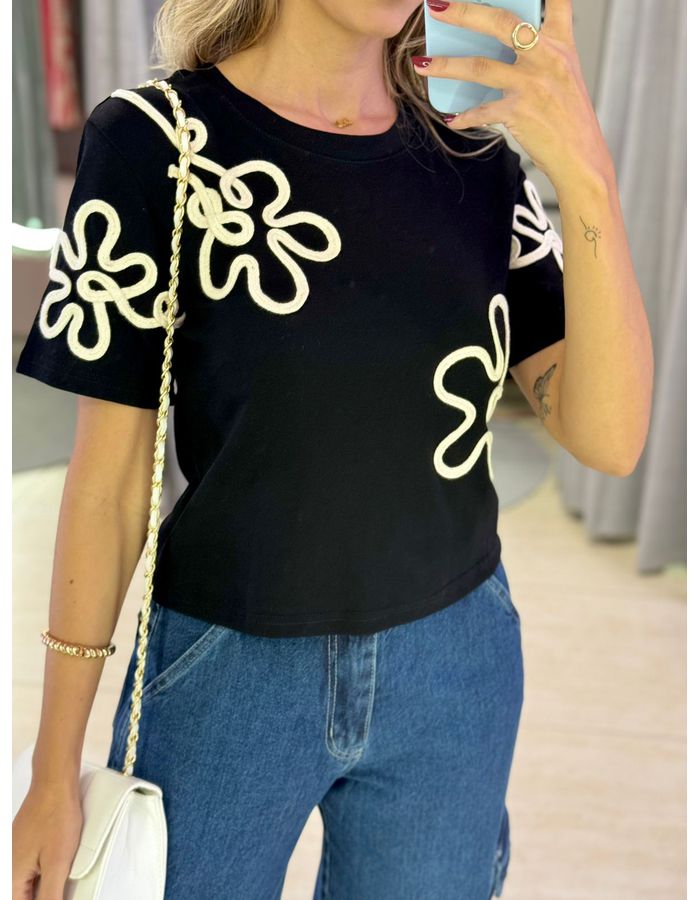 BLUSA LAURA PRETO - MOOD STORE