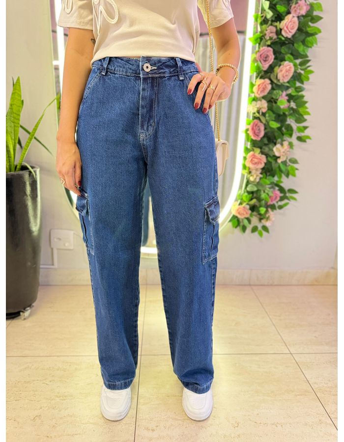 CALÇA PANTALONA CARGO JEA... - MOOD STORE