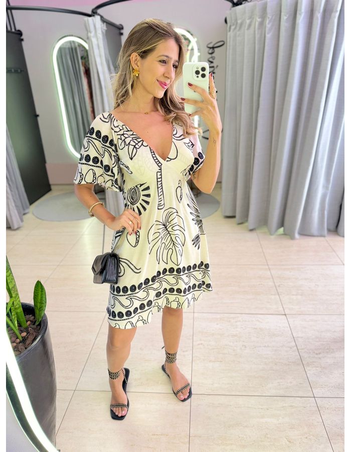 VESTIDO ALICIA CURTO PRET - MOOD STORE