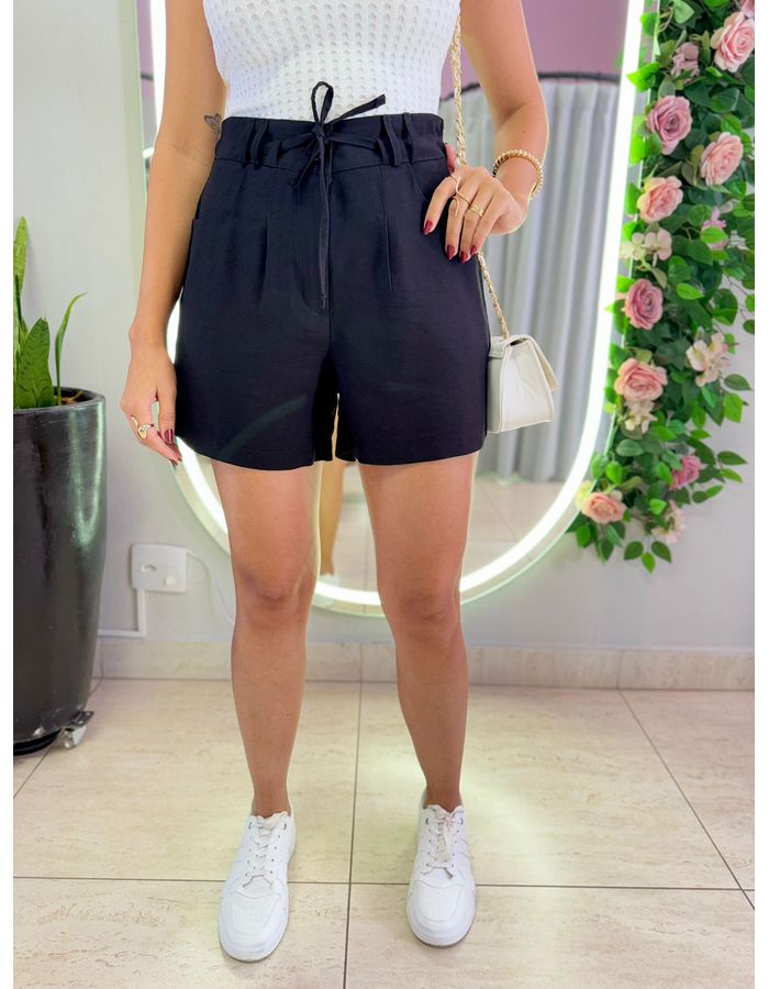 SHORT CINTO PRETO - MOOD STORE
