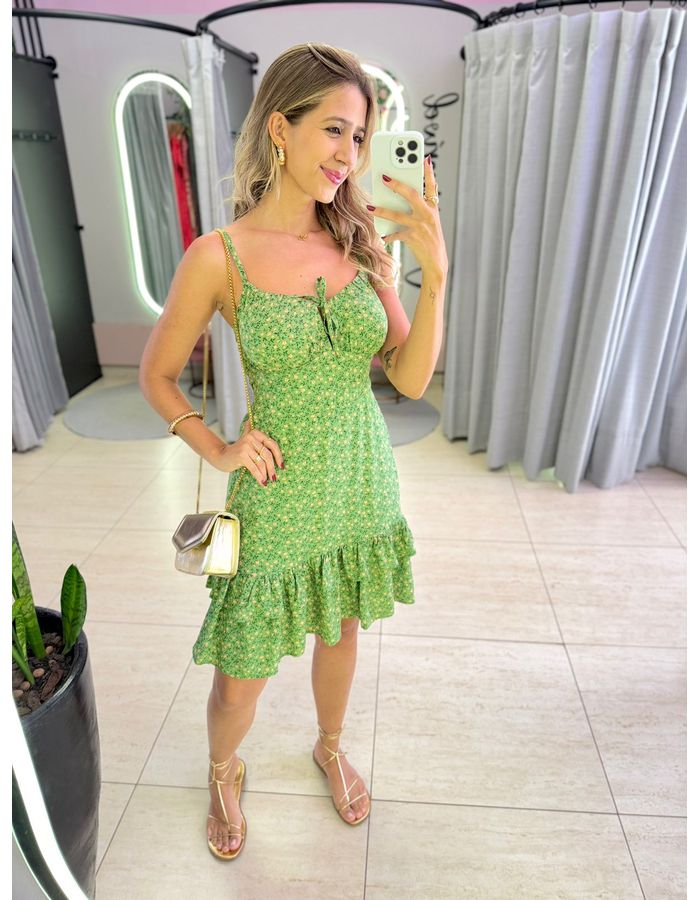 VESTIDO CURTO LIZ VERDE - MOOD STORE