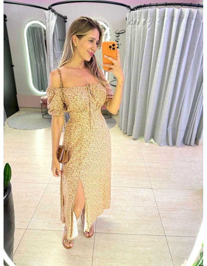 VESTIDO MIDI VIOLETA MARR... - MOOD STORE