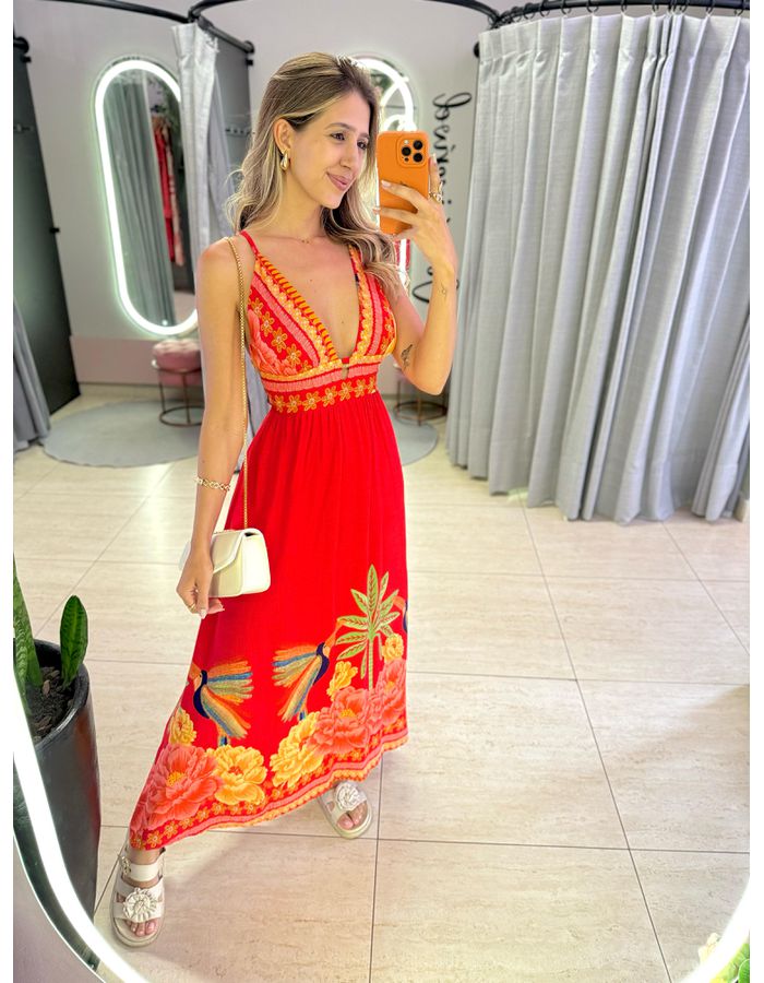 VESTIDO ANDRESSA VERMELHO - MOOD STORE