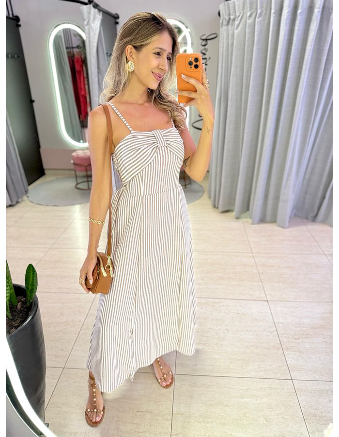 VESTIDO BIA MARROM - MOOD STORE