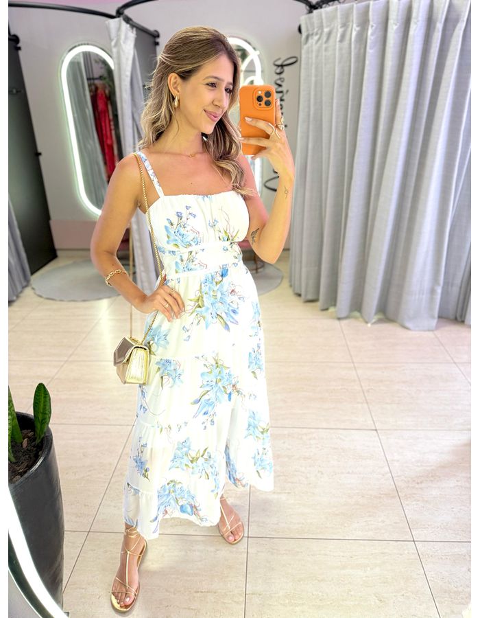 VESTIDO MIDI MILENE OFF/ ... - MOOD STORE
