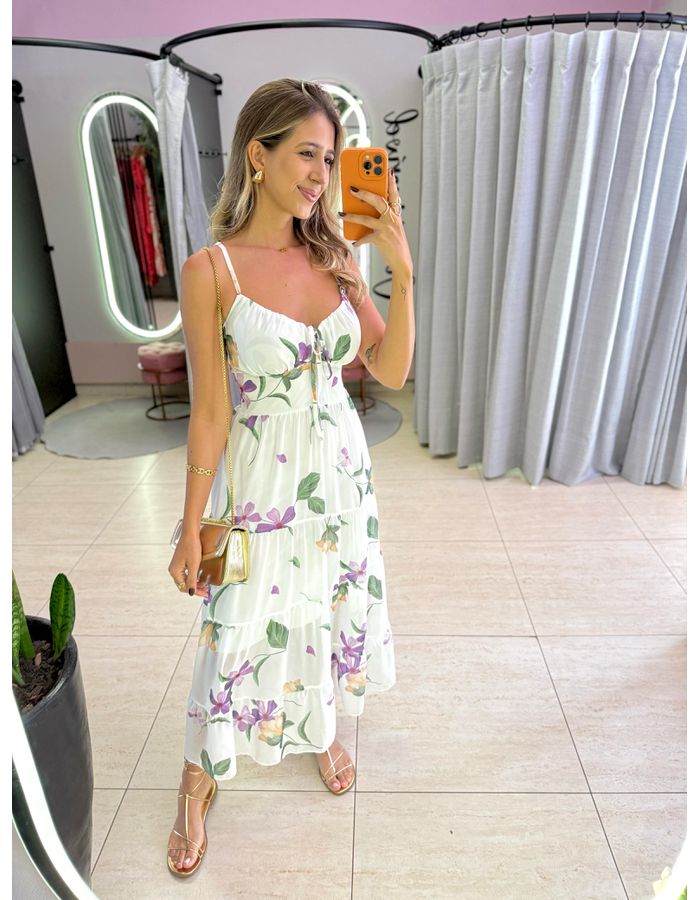 VESTIDO MIDI MIRELA OFF/L... - MOOD STORE