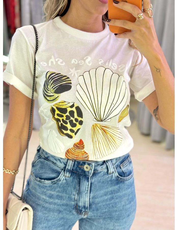 T-SHIRT CONCHA OFF - MOOD STORE
