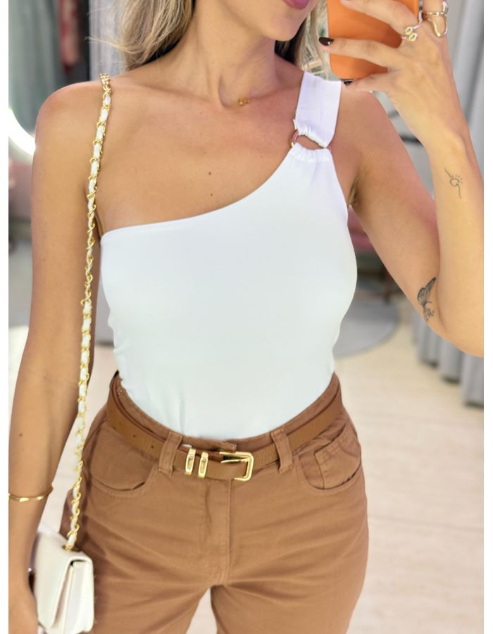 BODY NULA MANGA BRANCO - MOOD STORE