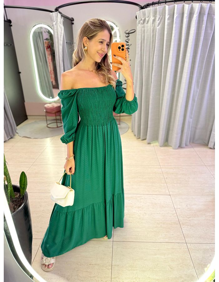 VESTIDO MIDI FERNANDA VER... - MOOD STORE